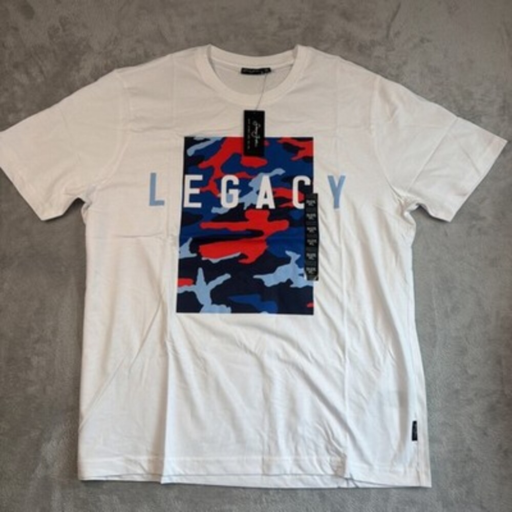 Sean Jean Men’s Legacy White T Shirt XL